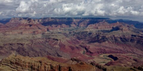 Clear Day After The Storm At Grand Canyon South Rim National Park, AZ