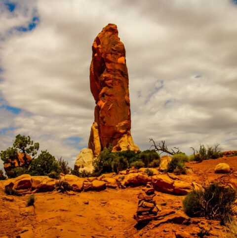 Dark Angel In Devils Garden, Arches National Park, Moab, UT