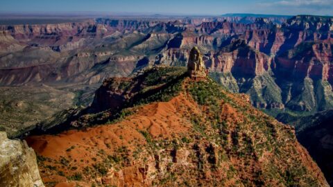 Imperial Point On North Rim Of Grand Canyon National Park, AZ