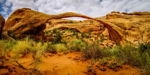 Landscape Arch In Arches National Park, Moab, UT