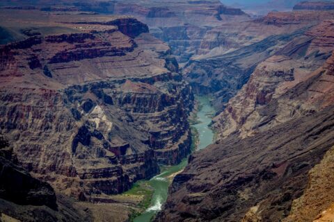 Rapids Of Colorado River In Toweep Area Of North Rim Grand Canyon National Park, AZ