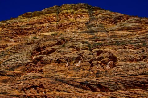 Sandstone Along Trail To Observation Point In Zion National Park, UT