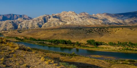 Scenic Overlook by Green River Near Campground In Jensen, UT