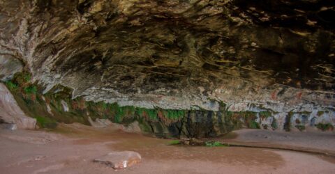 Spring Cave In Needles, Canyonlands National Park, Moab, UT