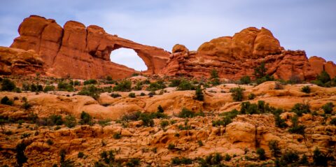 Tapestry Arch In Arches National Park, Moab, UT