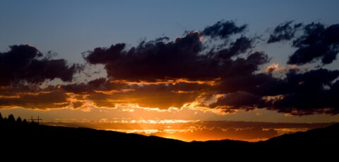 The Sky is Burning Near Salt Lake City, UT