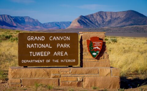 Toweep Area At North Rim In Grand Canyon National Park, AZ