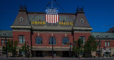 Union Pacific Railway Station In Salt Lake City, UT
