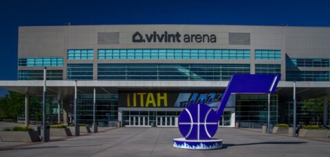 Utah Jazz Vivint Arena In Salt Lake City, UT