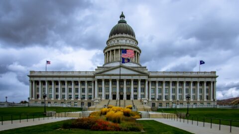 Utah State Capitol In Salt Lake City, UT