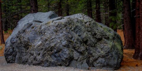 Volcanic Rock In Lassen Volcanic National Park, CA