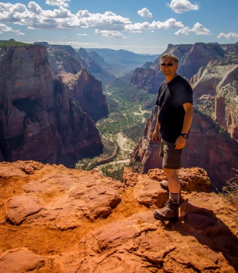 rrasha Again On Observation Point In Zion National Park, UT