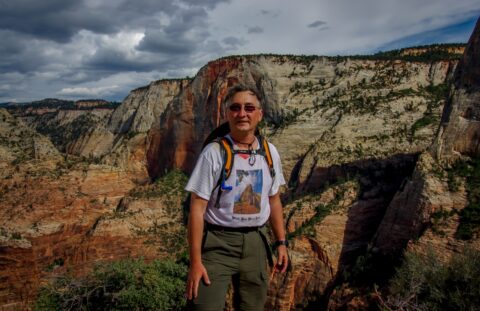 rrasha Again On Top Of His Favorite Angels Landing In Zion National Park, UT
