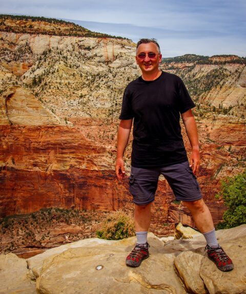 rrasha On Angels Landing Again In Zion National Park, UT