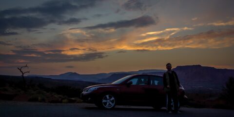rrasha on Panorama Point At Sunset In Capitol Reef National Park, UT