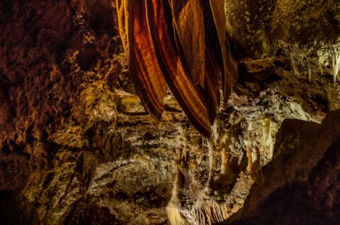 Another Detail From Orient Cave, Jenolan Caves, Blue Mountains, NSW, Australia