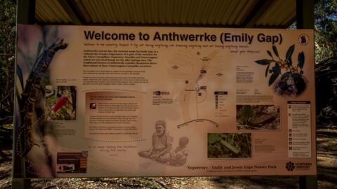 Anthwerrke (Emily Gap) Near Alice Springs, NT, Australia