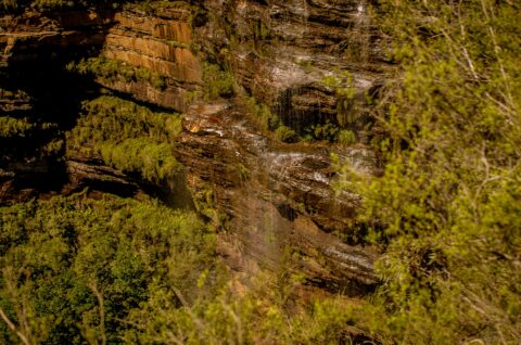 Big Drop Of Wentworth Falls, Blue Mountains, NSW, Australia