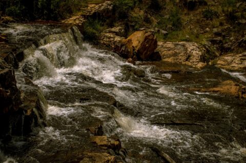 Cascades Before MacKenzie Falls, Grampians National Park, VIC, Australia