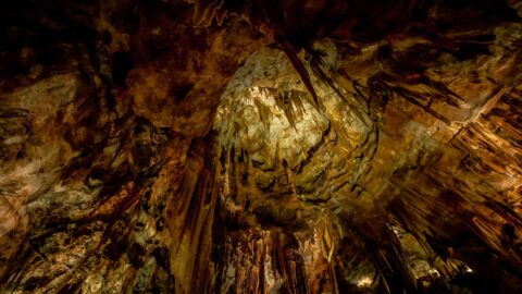 High Ceiling In Orient Cave, Jenolan Caves, Blue Mountains, NSW, Australia
