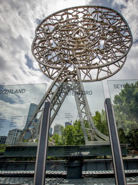 Data About Serbia + Montenegro Immigrants To Australia, On Sandridge Bridger, Melbourne, VIC, Australia
