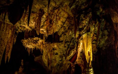 Detail From Beautiful Orient Cave, Jenolan Caves, Blue Mountains, NSW, Australia