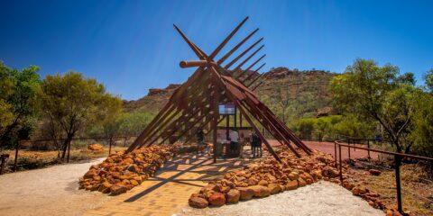 Electronic Visitor Center In Watarrka National Park (Kings Canyon), NT, Australia
