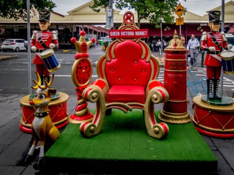 Entrance To Queen Victoria Market In Melbourne, VIC, Australia