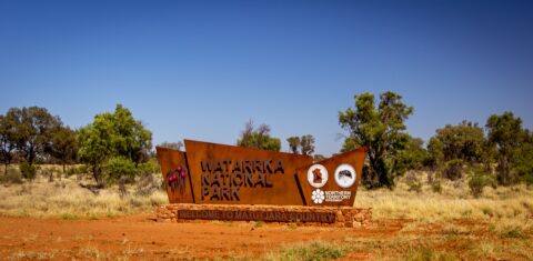 Entrance To Watarrka National Park (Kings Canyon), NT, Australia