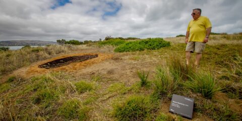 Gabika And Women Spirit (Sculpture) On Granite Island, Victor Harbour, SA, Australia