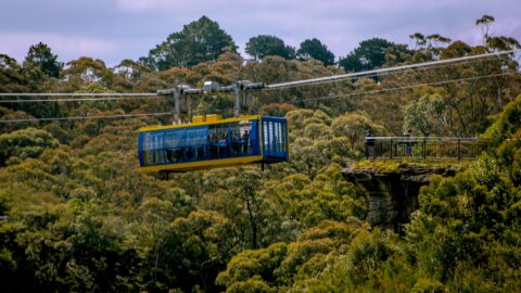 Gondola In The Scenic World, Blue Mountains, NSW, Australia