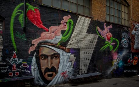 Graffiti In AC/DC Lane, Melbourne, VIC, Australia