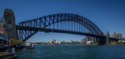 Harbour Bridge And Opera House, Sydney, NSW, Australia