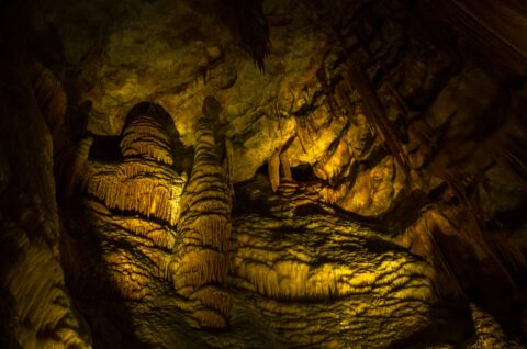 Interior Of Orient Cave, Jenolan Caves, Blue Mountains, NSW, Australia