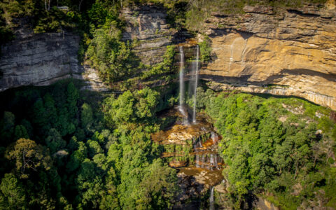 Katoomba Falls In The Scenic World, Blue Mountains, NSW, Australia