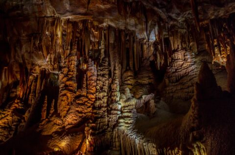 Lush Orient Cave, Jenolan Caves, Blue Mountains, NSW, Australia