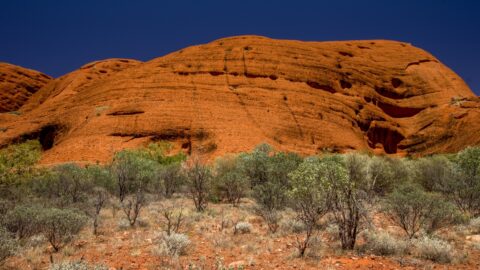 Mostly Flat With No Shadow, East Section Of The Valley Of The Winds Trail, Kata Tjuta, NT, Australia