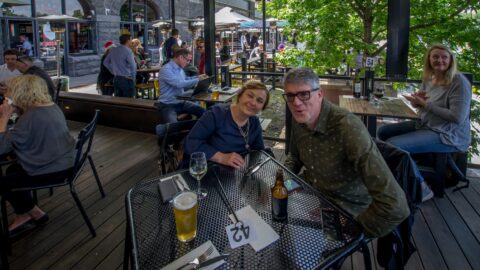 Ognjenka And Ranko In Riverland Bar, Melbourne, VIC, Australia