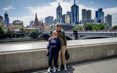 Ognjenka And Ranko On Yarra River Waterfront, Melbourne, VIC, Australia