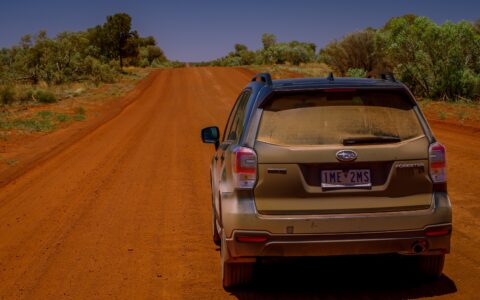 On Highway 6 (Mereenie Loop Road), NT, Australia