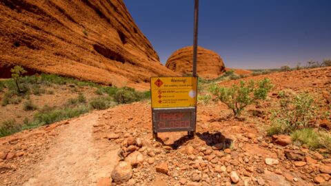 On My Way Back Valley Of The Winds Trail Was Closed For Newcomers, Kata Tjuta, NT, Australia