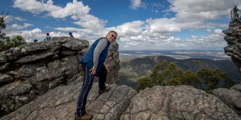 One Step Ahead Of The Blues, rrasha On The Pinnacle In Grampians National Park, VIC, Australia