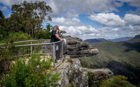 Ranko And Ognjenka At The Balconies In Grampians National Park, VIC, Australia