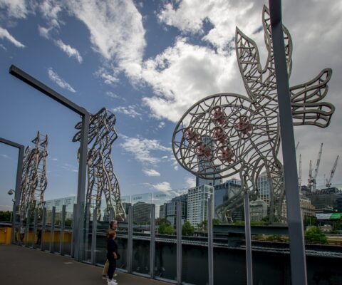 Ranko And Ognjenka On Sandridge Bridge Read About Immigrants To Australia, Melbourne, VIC, Australia