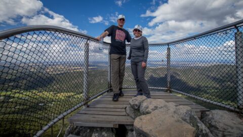 Ranko And Ognjenka On The Pinnacle Lookout, Grampians National Park, VIC, Australia