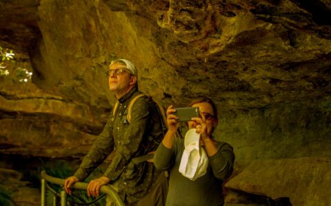 Ranko And Ognjenka On Grand Canyon Trail, Blue Mountains, NSW, Australia