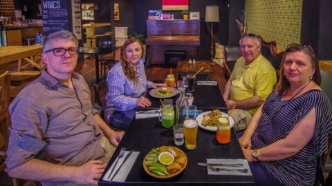 Ranko, Ognjenka, Gabika & Irena Ready For Lunch In Holdfast Bay, SA, Australia