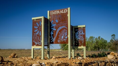 Scrap Sheet Metal Art, Emerald, QLD, Australia