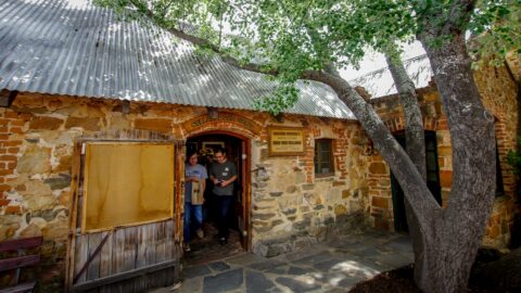 Small, Rustic, But Very Busy Rockford Winery, Barossa Valley, SA, Australia