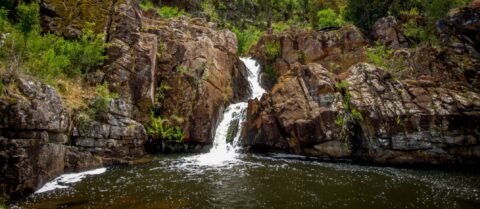 Small Waterfall Before MacKenzie Falls, Grampians National Park, VIC, Australia